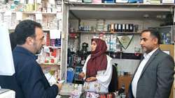 بازدید سرپرست معاونت غذا و دارو دانشگاه از داروخانه های شهر سمنان